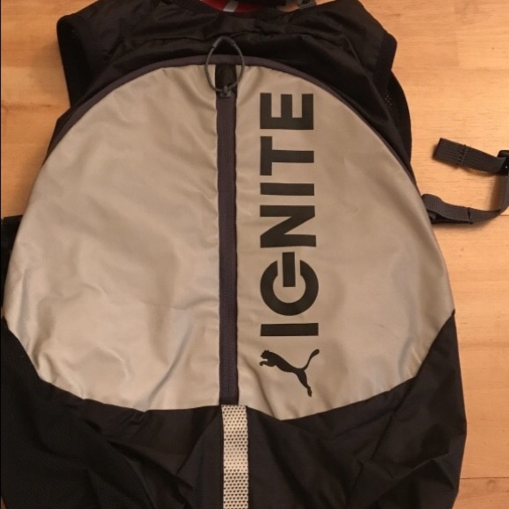 Black and gray ignite backpack